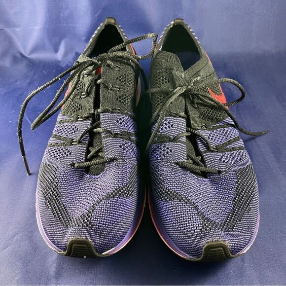 NIKE Flyknit Trainer Black Purple Red Mens 9.5 US main image 9